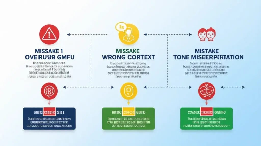 Common mistakes when using GMFU slang and how to avoid them