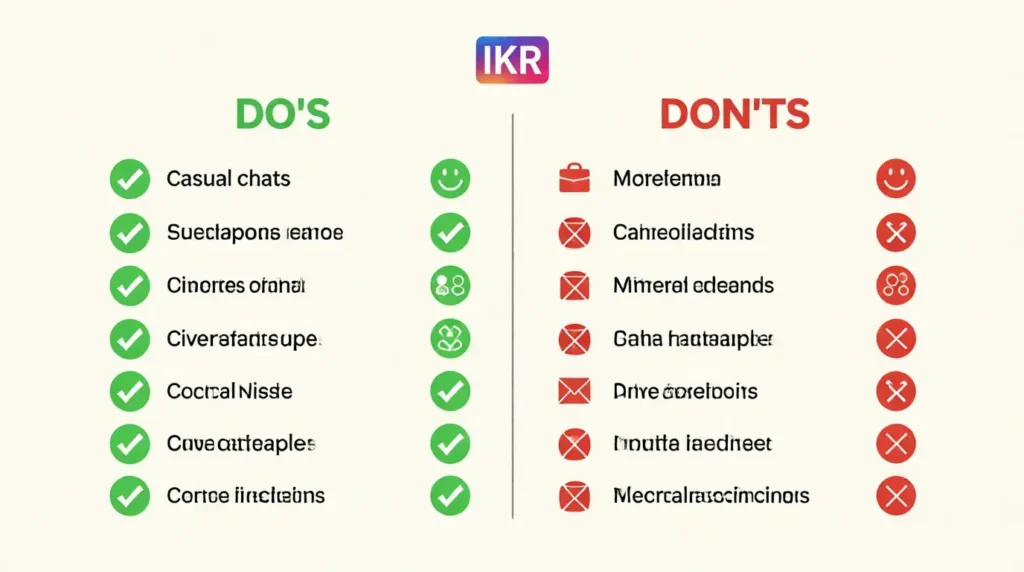 Quick guide to using IKR in texting - dos and donts checklist for proper usage