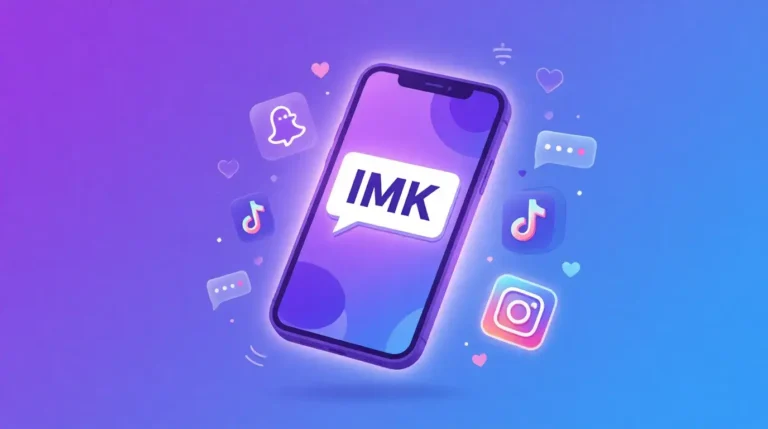 What does IMK mean in text messaging and social media platforms