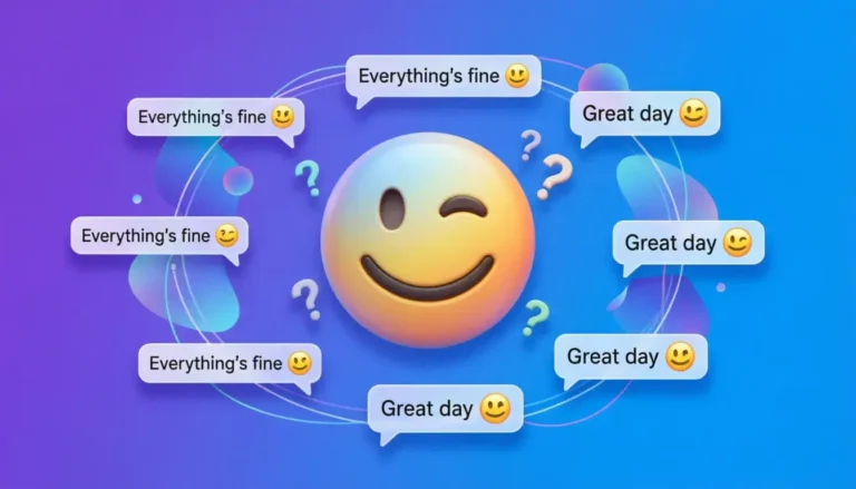 Upside down smiley face emoji meaning explained with text conversation examples