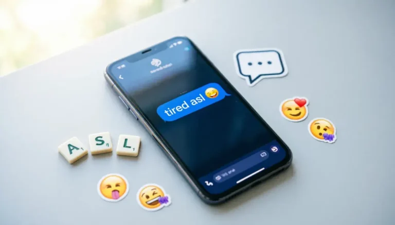 What does ASL mean - smartphone screen showing ASL slang text message conversation